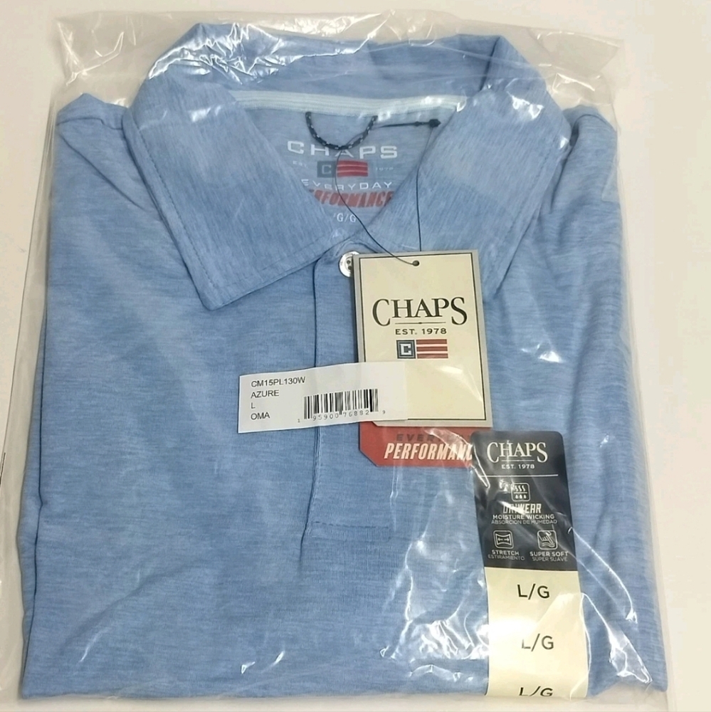 Chaps Azure Polo Shirt for Men
